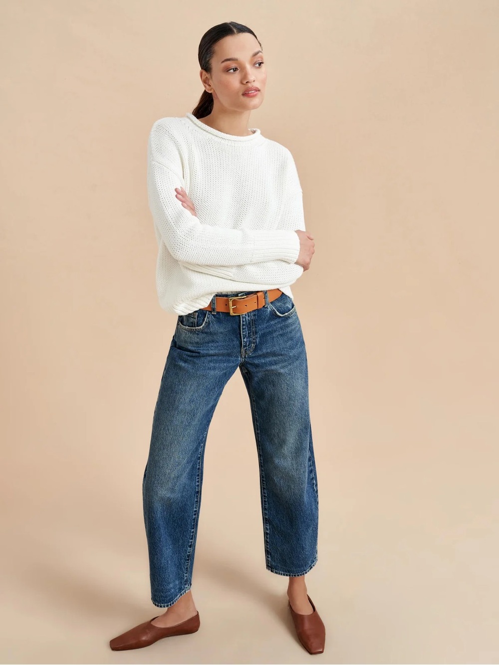 La Ligne white marina sweater